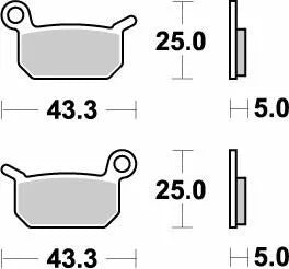 MOTO MASTER BRAKE PAD NITRO 094721