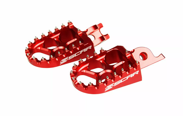Cicatrici footpegs evo scar rosso s3515r