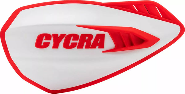 CYCRA CYCLONE HANDGUARDS WT/RD 1CYC-0056-239