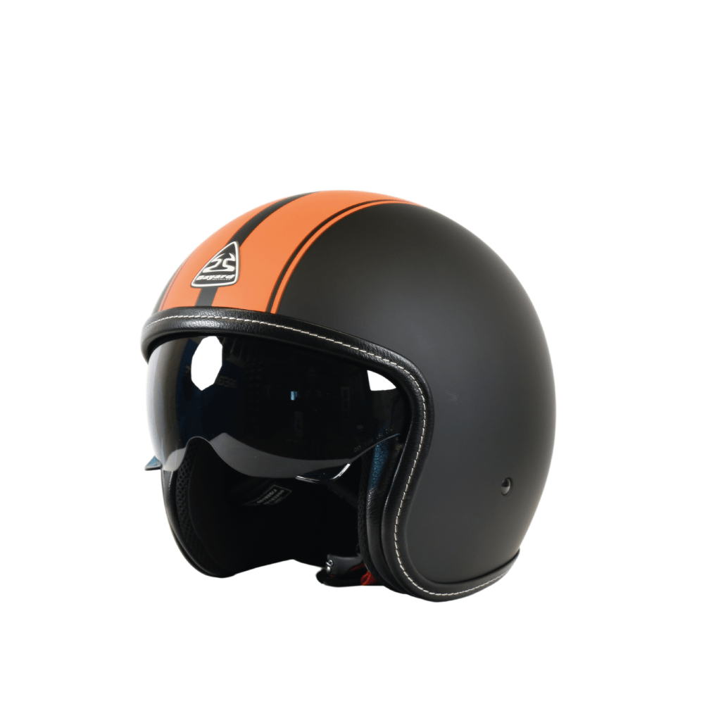 Casco MC Open MC Open Open XP-18 S Nero /Orange