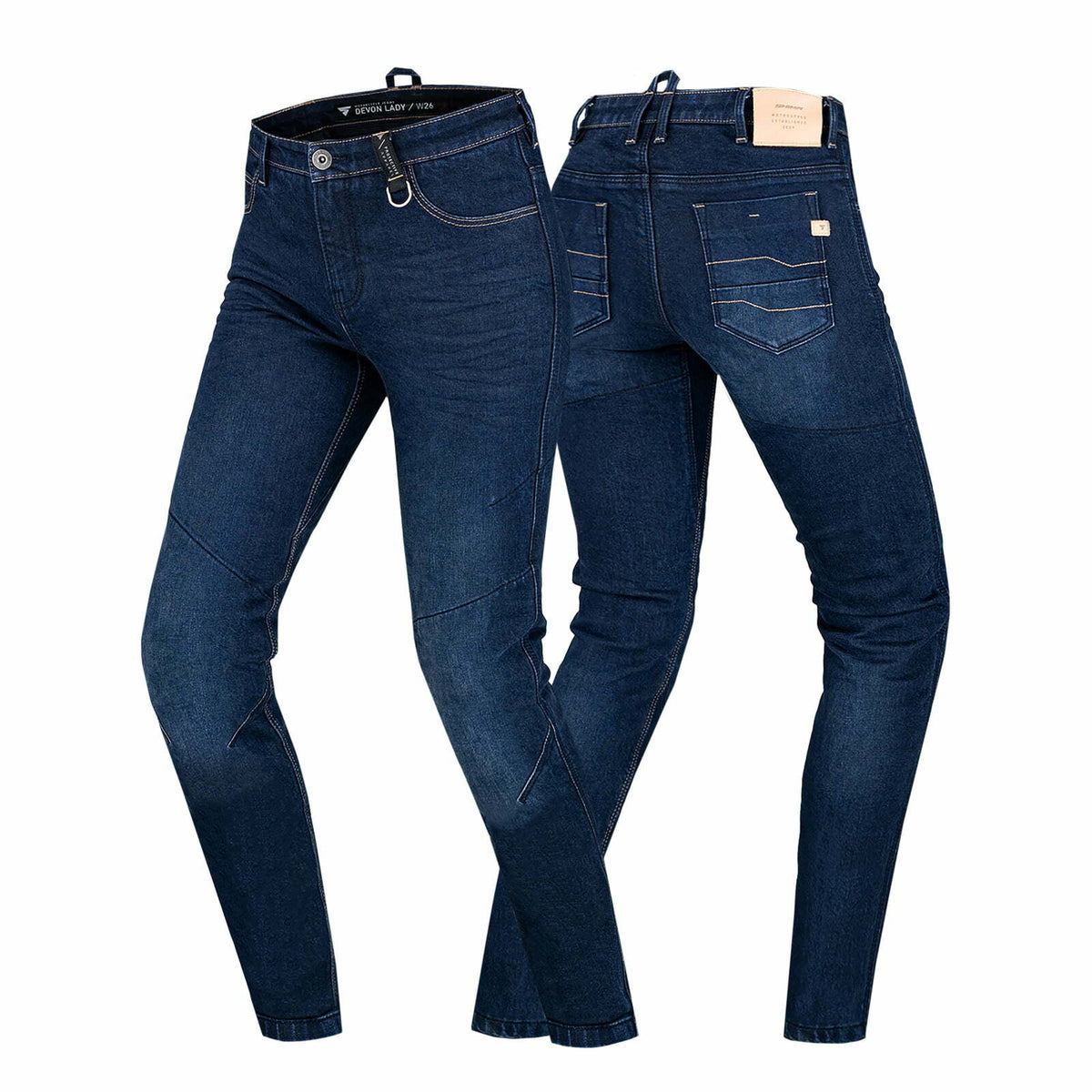 Shima Lady Kevlar Mc-Jeans Devon Dark Blue