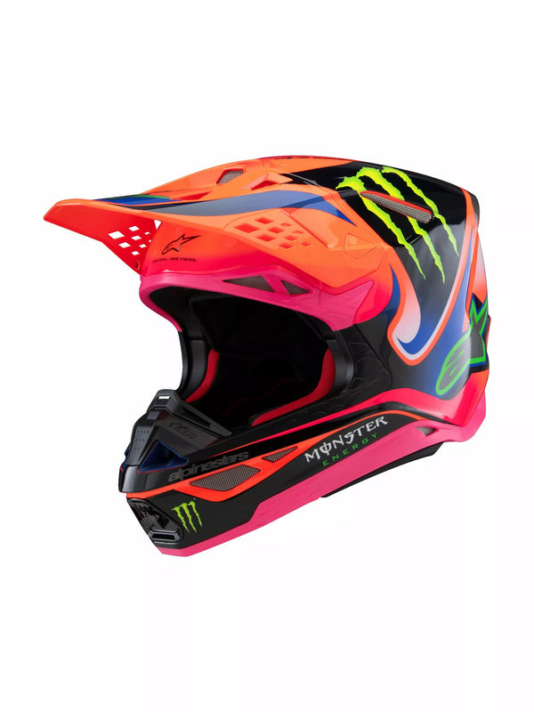 Alpinestars (MX) Helmet S-M10 DEANGE OR/PU/PK X 8300525-433-XS