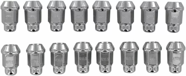 ITP LUG NUT CHR 12X1.50 16PK Alug18bx