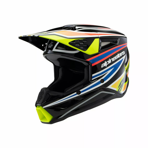 Alpinestars (MX) Surface del casco SM3 Wurx BLK/YL/B Y 8302125-1574-AL