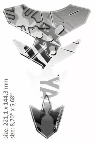 Onedesign Tank Pad Slim Yamaha Grigio CGEXS66GP