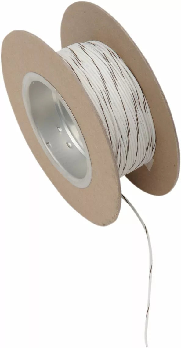 Namz Wire 18G 100 'White/Brown NWR-91-100