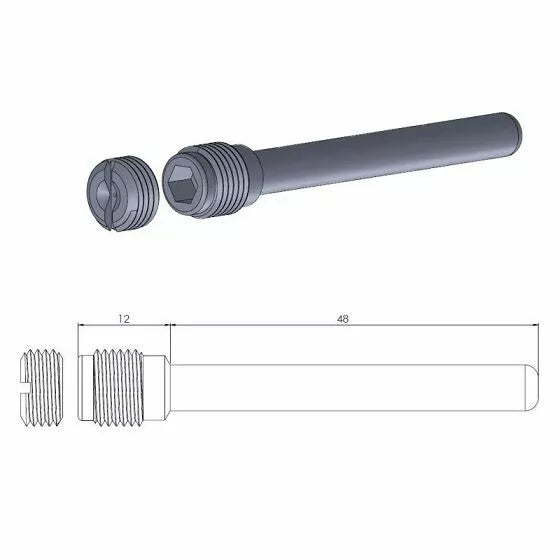 Pin della pastiglia freno moto-master 213028