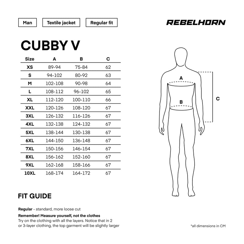 REBELHORN TESTILE GIACCHIA MC CUBBY V GREE /FLU