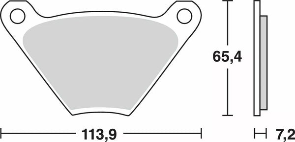 TRW Brake Pad Trw MCB97 MCB97