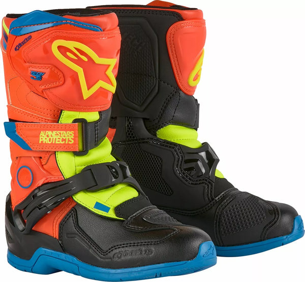 ALPINESTARS (MX) BOOT T3S KIDS OR/BL/Y 12 2014524-4755-12