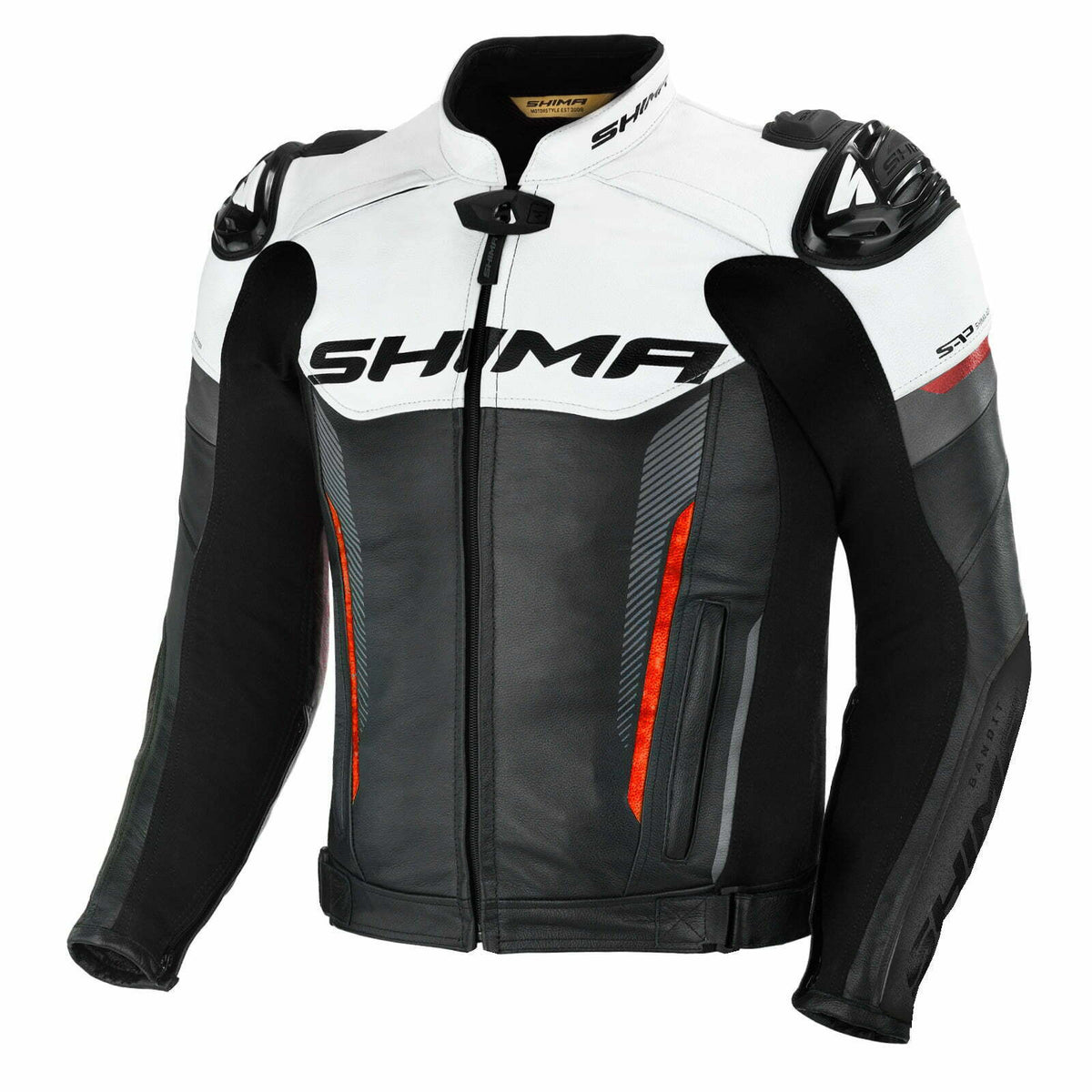 Giacca shima mc-chiling bandit bianco /rosso /bianco