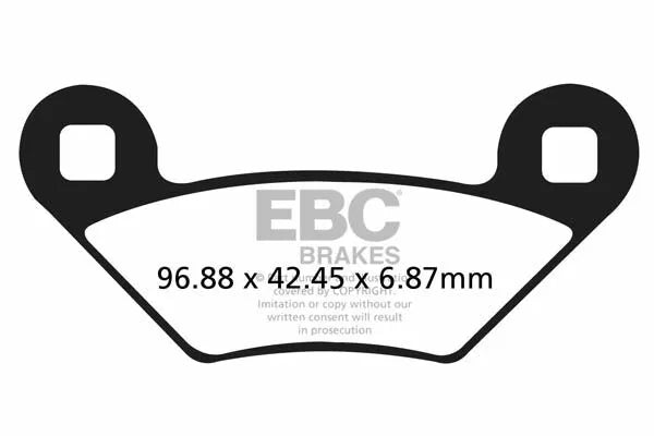 EBC Brake Pak Pad Carbon TT Dirt FA475TT