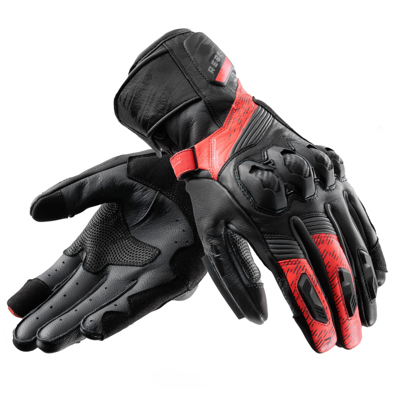 Rebelhorn MC Gloves Viper Black /Red