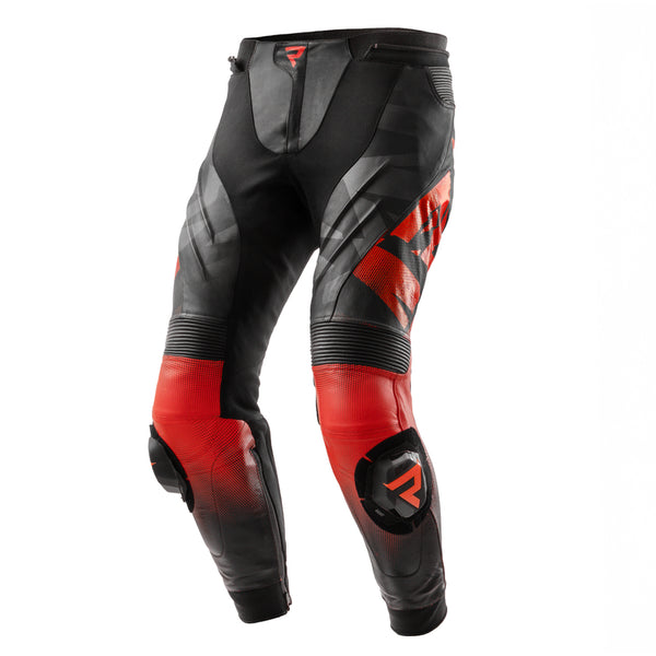 Pantaloni mc-chilomei Rebelhorn Inferno nero /rosso