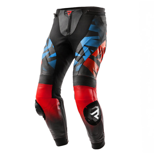 Pantaloni Rebelhorn Mc-Leather Inferno Black /Red /Blue