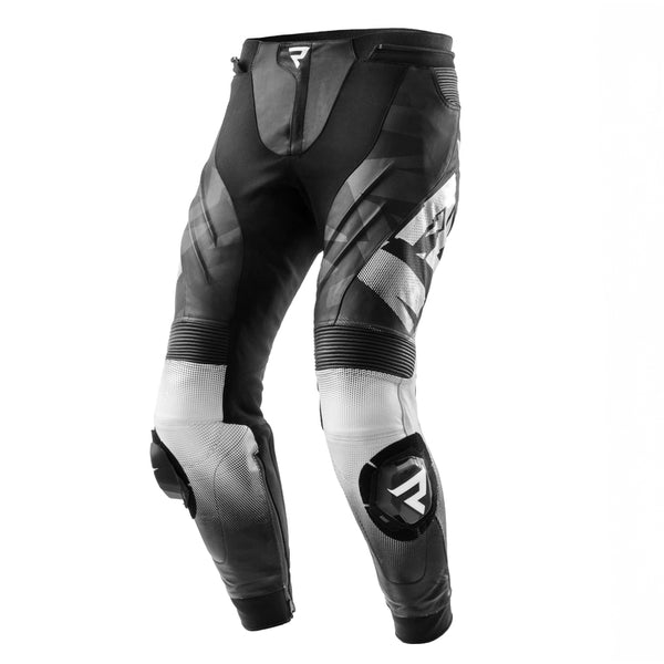 Pantaloni Rebelhorn Mc-Leather Inferno Black /White