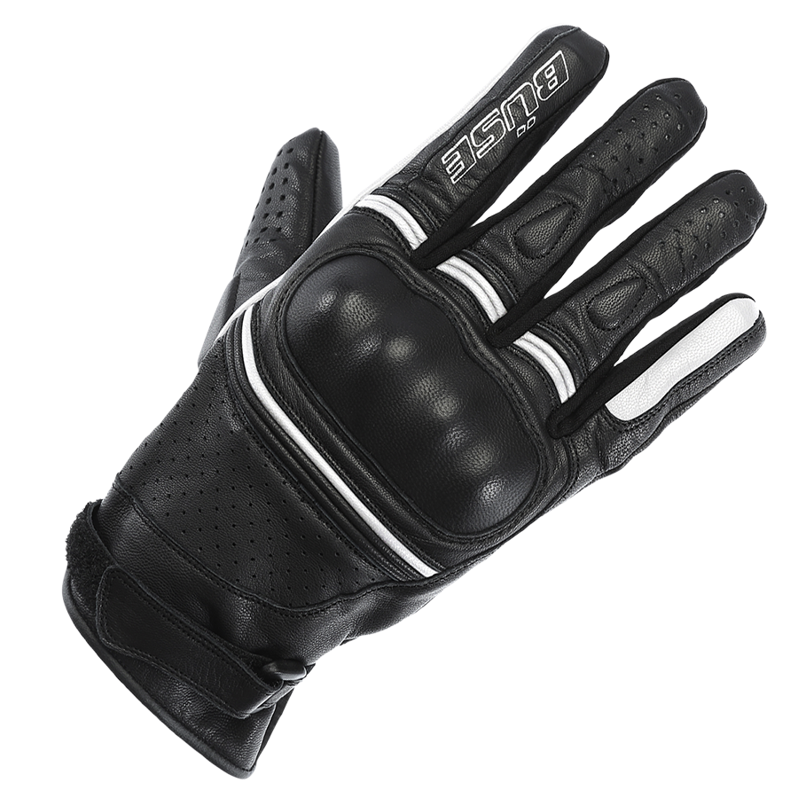 Büse MC-Gloves Main Black /White