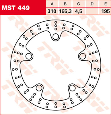 Fix rotor TRW Round Round L/R MST449