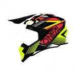 I bambini di O'Neal Cross MC Helm 2-Series Rush Red /Flue