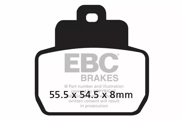 Brake pad EBC HH Sint Scooter SFA425HH