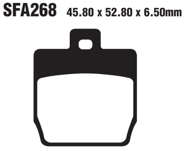 Brake pad freno EBC SFA Org Scooter SFA268