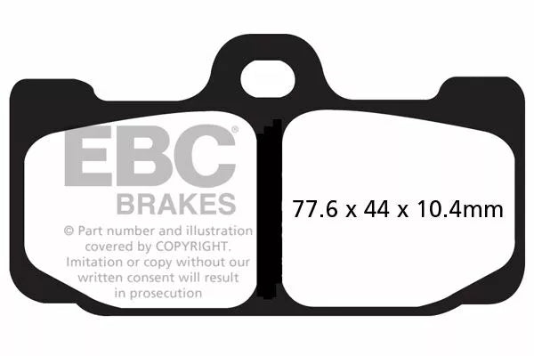 EBC Brake Pad Pad GPFA Sinter Race GPFAX295HH