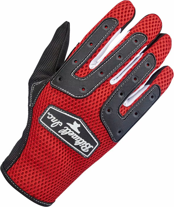 BILTWELL GLOVES ANZA RED/BLK MD 1507-0801-003