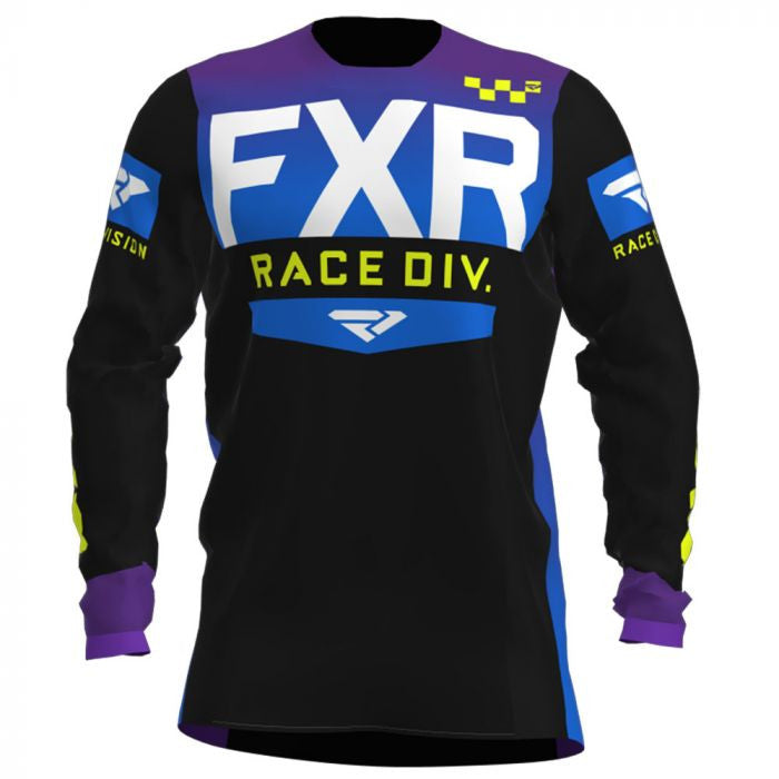 FXR Helium MX Cross SWEATER 20 Black /Purple /Blue Fade