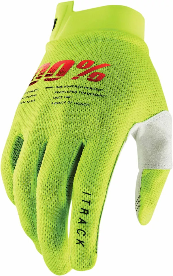 100% GLOVE ITRACK F YL MD 10008-00011