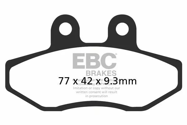 Brake pad freno EBC SFA Org Scooter SFA393