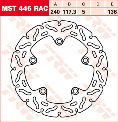 TRW Frep Rotor Fix RAC L/R MST446RAC
