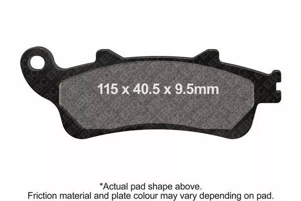 EBC BRAKE PAD CARBON SCOOTER SFAC281