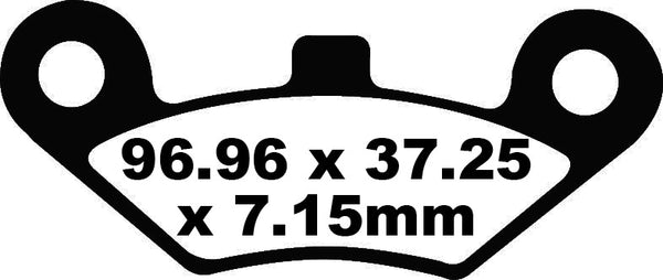 EBC Brake Pak Pad Carbon TT Dirt FA453TT