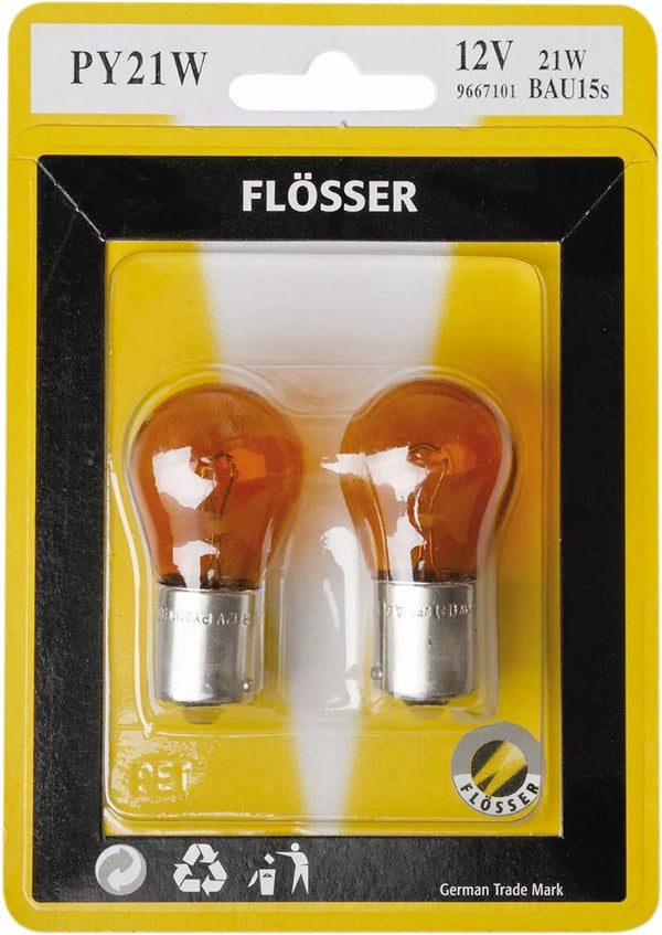 Bosser Bulb 12v Py21W BAU15S AMB 10PK 667101