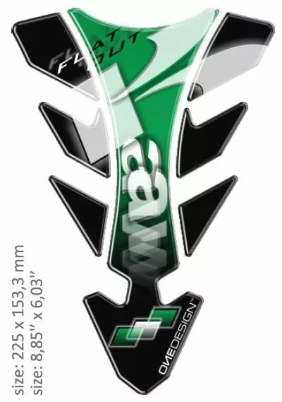 Onedesign Tank Pad Future Kawasaki verde cgfutur1p