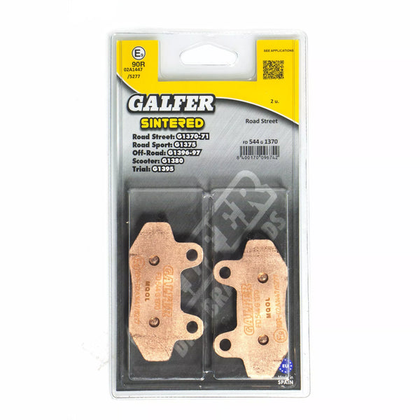 Galfer Brake Pad Pak Sinterato FD544G1370