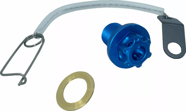 PSR drain plug 10x1.25x20 Blu 00-01942-25