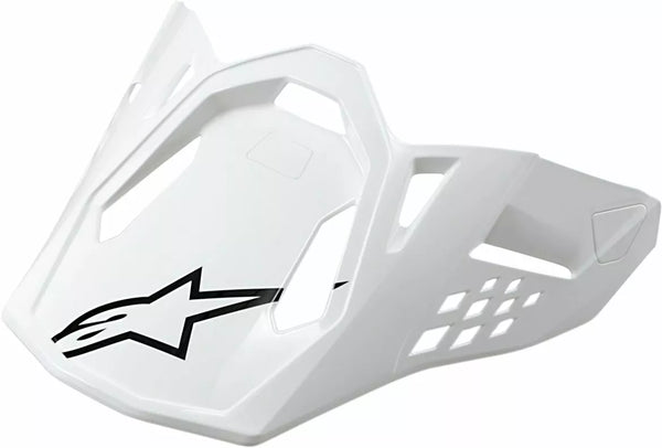 Alpinestars (MX) Visor SM10/SM8 White Gloss 8981019-2180s