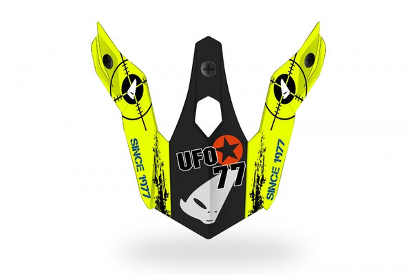 UFO Bomber Peak Grey/Red/Yellow HR149