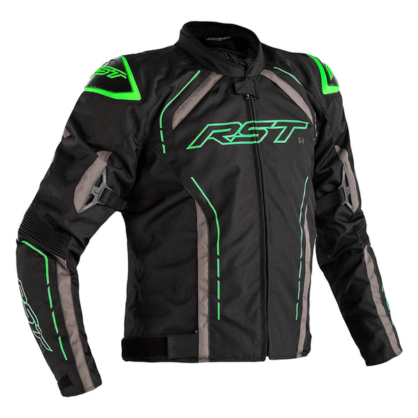 RST S-1 Textile Textile Black/Grey/Neon Green Size XXL 102559Neo-48