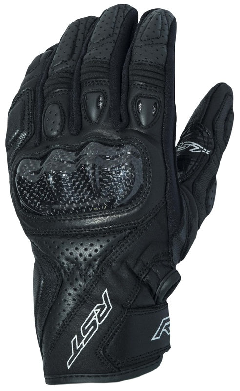 RST STUNT 3 CE GLOVES LEATHER/Textile - Black 102123blk -11