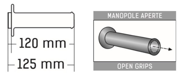 Domino A450 Street Racing impugnature Full Diamond A45041C4042B7-0