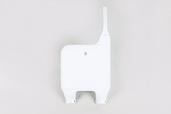 UFO Numero frontale Plate White Honda CR125R/250R/500R HO02617#041