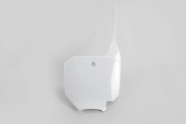 UFO Numero frontale Plate White Honda CR80/CR85 HO03624#041