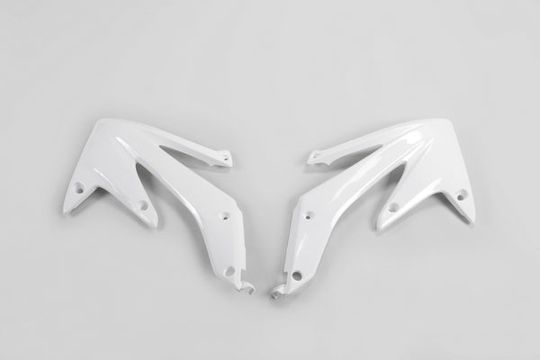 UFO Radiator Covers Honda White CRF450R HO03655#041