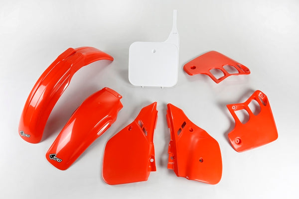 UFO PLASTIC KIT OEM COLOR HONDA CR125R HOKIT098@999W