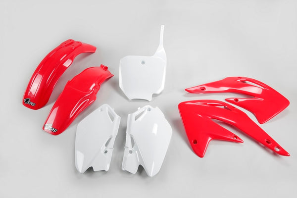 Kit di plastica UFO OEM Colore rosso/bianco Honda CR85R/RB HOKIT109@999