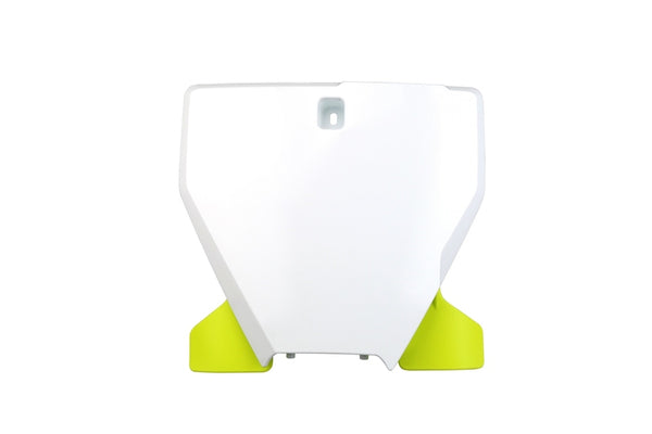 Piastra anteriore UFO Plate White/Black Husqvarna TC/FC HU03395@041