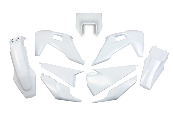 Kit di plastica UFO White Husqvarna Fe/te hukit623@041