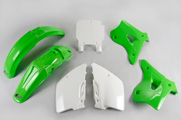 Kit di plastica UFO OEM Color Kawasaki KX125/250 Kakit193@999